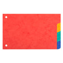 Intercalaires pour fiches bristol carte lustrée 225g/m2 4 positions - 100x150mm