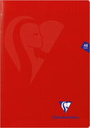 Cahier agrafé Mimesys grands carreaux couverture polypropyléne