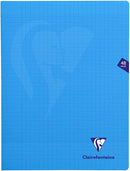 Cahier agrafé Mimesys grands carreaux couverture polypropyléne