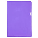 Pochettes coin PVC lisse haute résistance 13/100e - A4  10 U