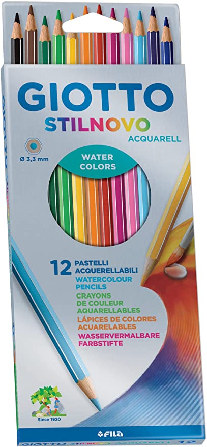 Crayons de couleur  acquarell GIOTTO