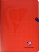 Cahier agrafé Mimesys grands carreaux couverture polypropyléne