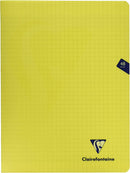 Cahier agrafé Mimesys grands carreaux couverture polypropyléne