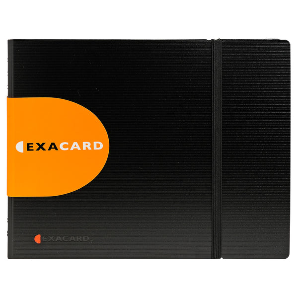 Porte cartes de visite Exacard à pochettes détachables 240 cartes Exactive - 20x25cm