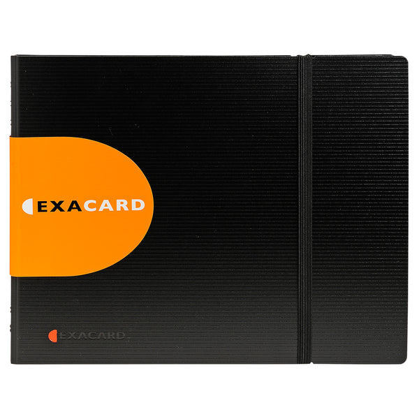 Porte cartes de visite Exacard à pochettes détachables 240 cartes Exactive - 20x25cm