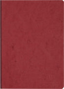 Carnet Cousu Dos Toilé Age Bag Rouge - 192 Pages Petits Carreaux - Papier Blanc 90 g