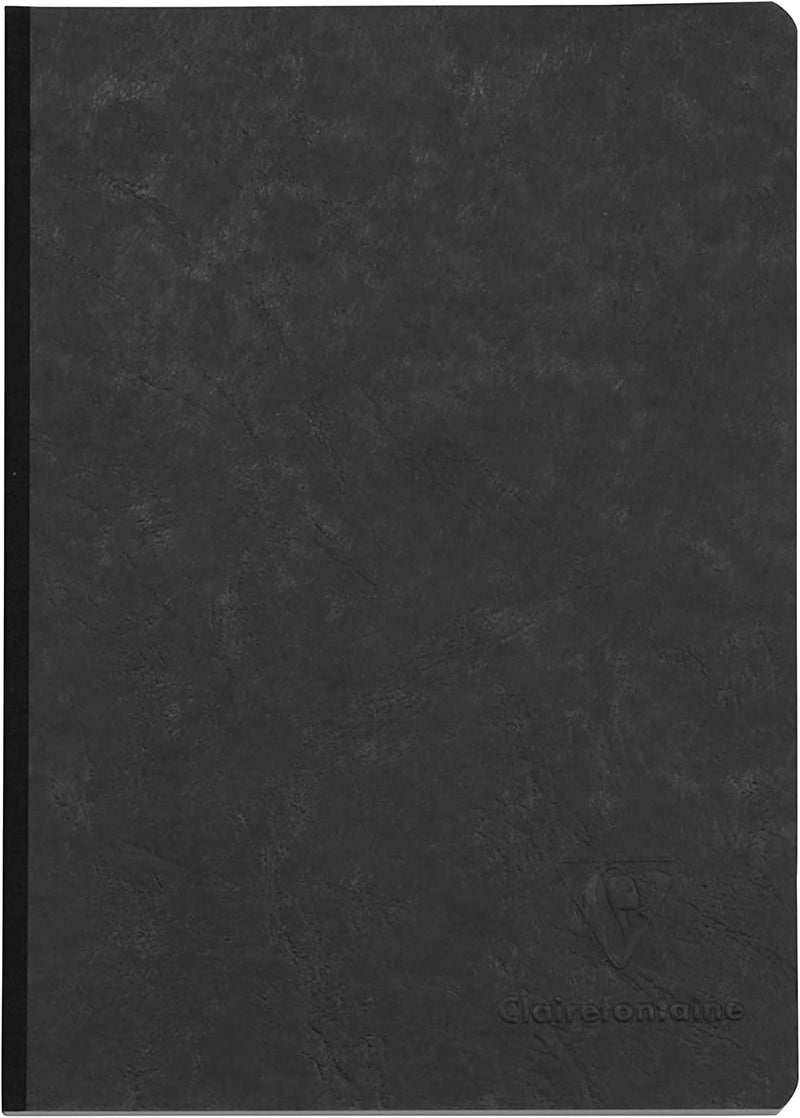 Carnet Cousu Dos Toilé Noir Age Bag 192 PAGES UNI.