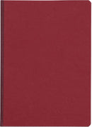 Carnet Cousu Dos Toilé Age Bag Rouge - 192 Pages Petits Carreaux - Papier Blanc 90 g