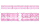 REGLE DE COUTURE JAPONAISE TRACE ROUGE 50cm