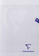 Cahier agrafé Mimesys grands carreaux couverture polypropyléne