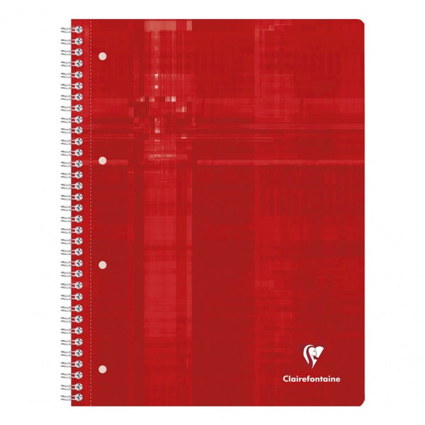 CAHIER RELIURE INTÉGRALE A4+ 160 PAGES DÉTACHABLES PERFORÉ 4 TROUS TRAVERS COULEUR ALÉATOIRE