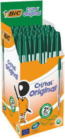 BIC Cristal Original Stylos-Bille Pointe Moyenne (1,0 mm) - boite de 50