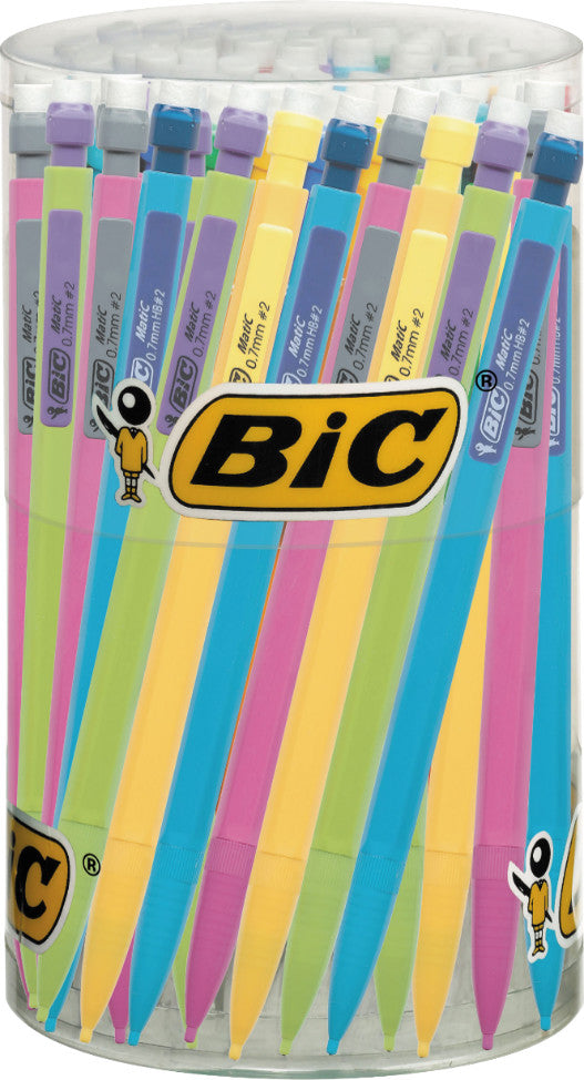 Porte-Mines 0,7 mm HB BIC MATIC FUN Couleurs Assorties PAR  60