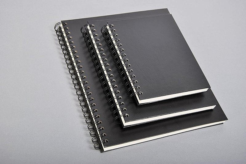 Carnet Spiralé Esquisse - 100 Feuilles Papier Dessin Ivoire au Grain Très Léger - Feuilles Détachables - 18x24 cm 90g