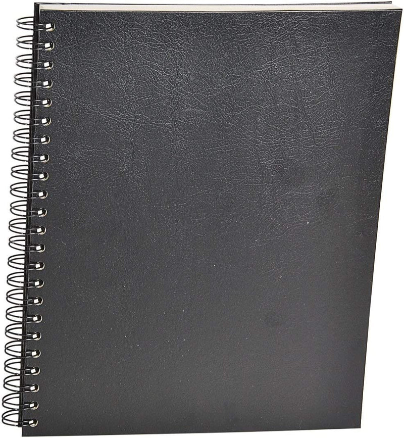 Carnet Spiralé Esquisse - 100 Feuilles Papier Dessin Ivoire au Grain Très Léger - Feuilles Détachables - 24x30 cm 90g