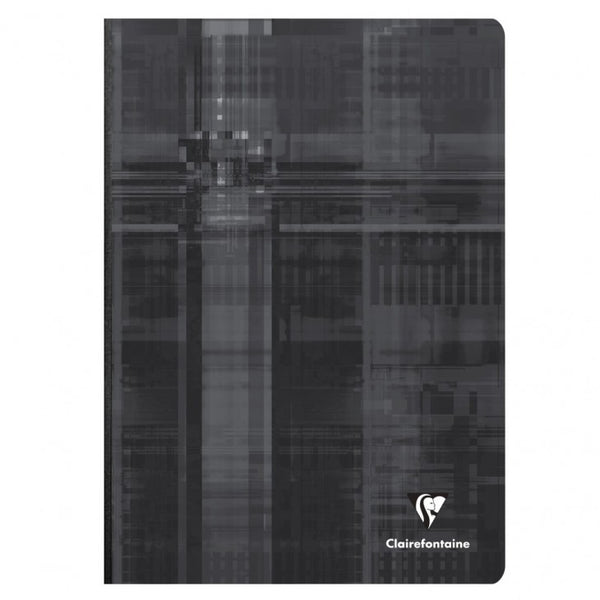 Cahier Broché Dos Toilé - 17x22 cm - 288 Pages Petits Carreaux - Papier Blanc 90 g - Couleur Aléatoire
