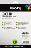 PAPIER CARBONE A4 NOIR 10 FEUILLES