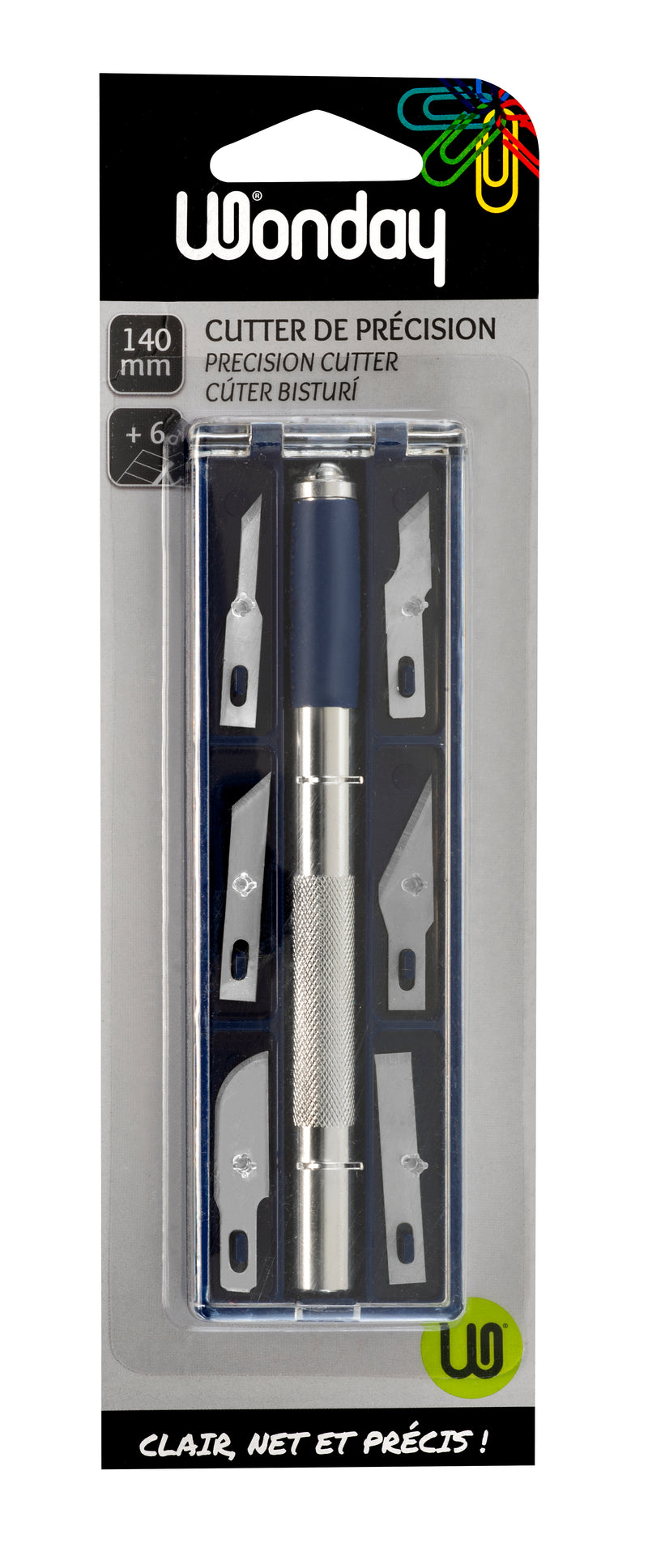 CUTTER DE PRÉCISION 7 PIÈCES EMBOUT AIMANTÉ BI-MATIÈRE COFFRET