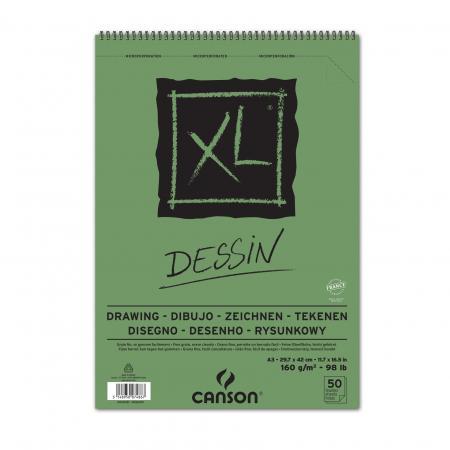 BLOC DE DESSIN A3 160G XL 50F