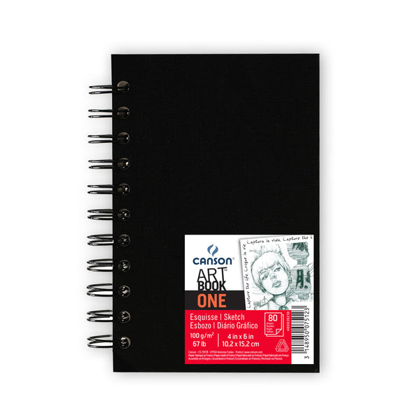 CARNET CANSON ART BOOK 10,2X15,2 100G 80F