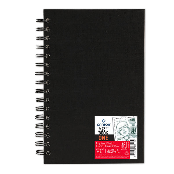 CARNET CANSON ART BOOK 21,6X27,9 100G 80F