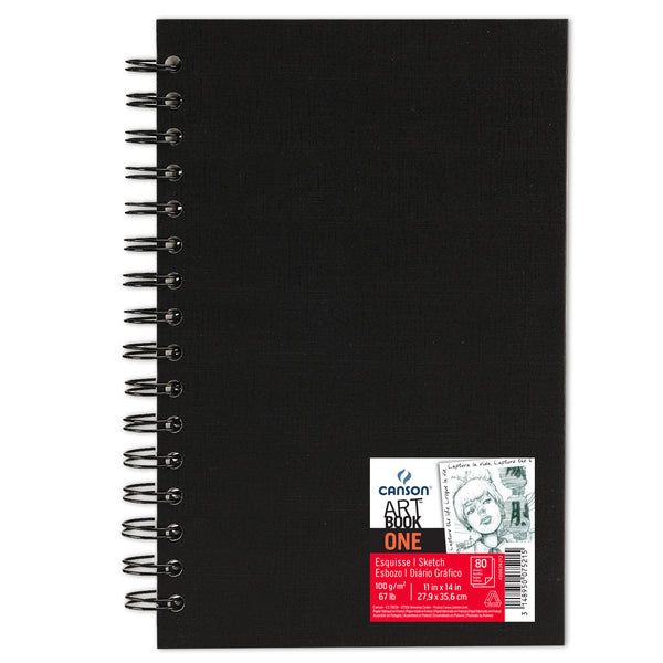 CARNET CANSON ART BOOK 27,9X35,6 100G 80F