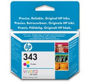 HP 343 - cyan, magenta, jaune - cartouche d'encre originale