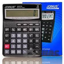 Calculatrice de bureau JS-875 - 14 chiffres - alimentation batterie et solaire