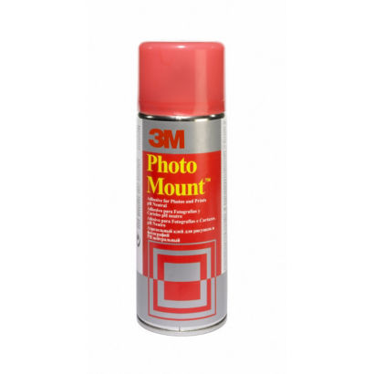 Colle spray "Photo-Mount", 400 ml 3M rouge