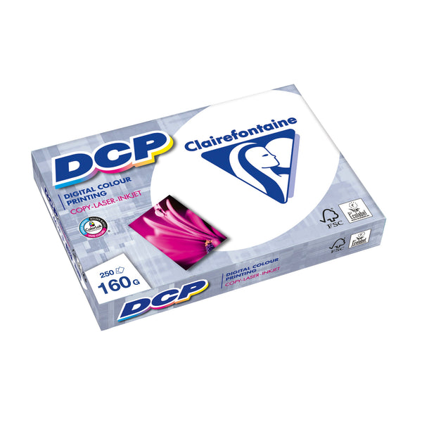 CLAIREFONTAINE -DCP -papier ULTRA blanc -A4 (210x297mm) -160gr/m2 -250 feuilles