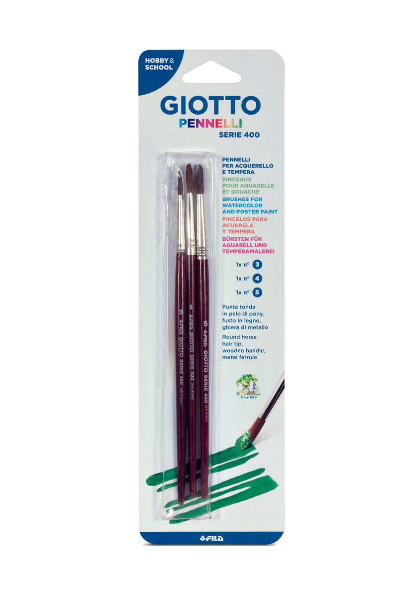 Pinceau pour aquarelle et peinture. LOT DE 4