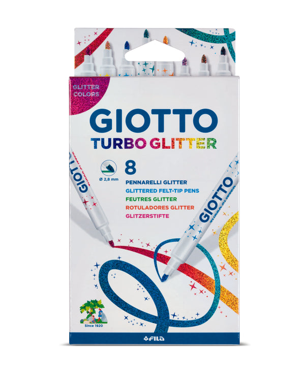 FEUTRES GLITTER BOITE DE 8