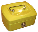 CAISSE À MONNAIE 8 X 16 X 12,5 CM MÉTAL JAUNE