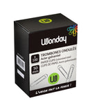 TROMBONES 50 MM GALVANISÉS BOUT ROND FORME ONDULÉE 100U