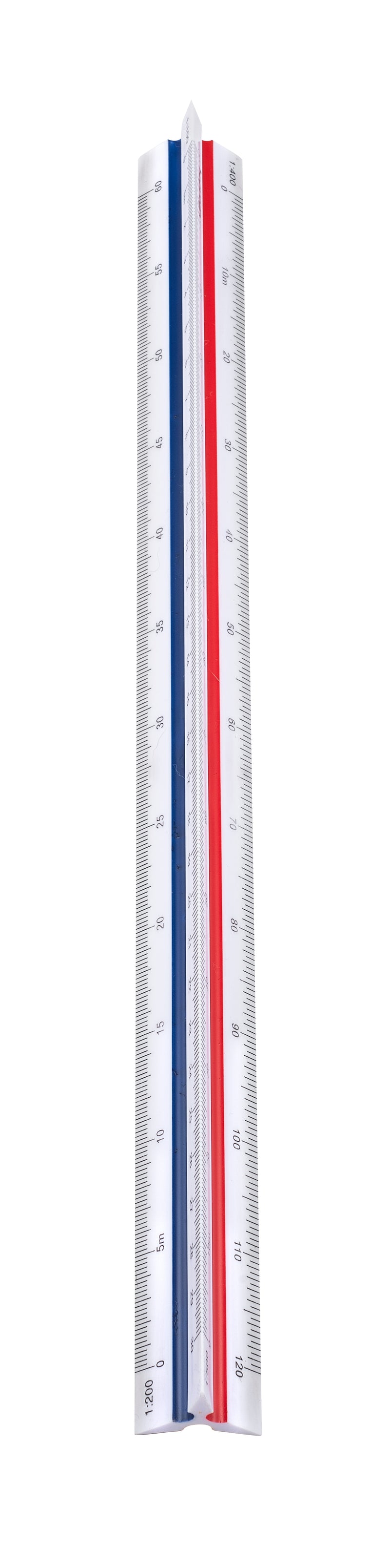 KUTSCH TRIANGULAIRE 30 CM ARCHITECTE II 6 ÉCHELLES 1/100-200-250-300-4