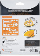 Trace symbole pour carte et schéma, GI42440, Orange "GRAPH'IT Gabarit OTAN -"