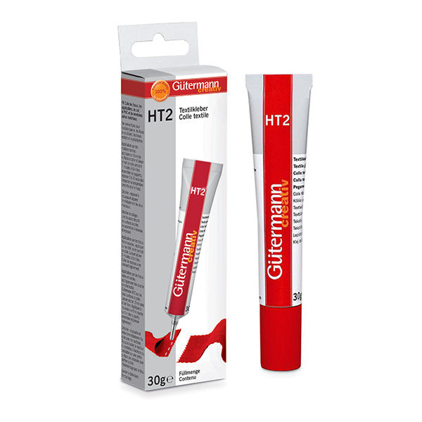 TUBE DE COLLE 30G SPECIALE TEXTILE HT2 GUTERMANN