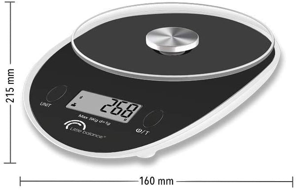PÈSE-LETTRES TERRAILLON ÉLECTRONIQUE CAPACITÉ 5 KG NOIR