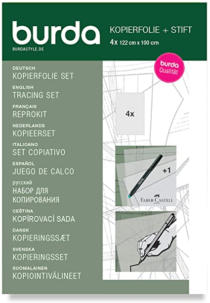 Feuilles en plastique pour décalquer des patrons avec Stylo