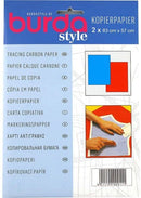 PAPIER CALQUE CARBONE BLEU/ROUGE POUR COUTURE