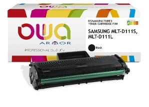 Cartouche laser compatible Samsung MLT-D111S - noir - Owa K15804OW