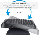 Repose-Pieds Fellowes Standard, 2 inclinaisons possibles, Surface massante, Noir
