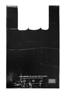 Sacs bretelles réutilisables PEBD 33X18X63  PAQUET DE 100