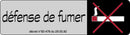 PLAQUE DEFENSE DE FUMER 7721