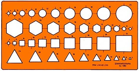 Tracé multi Symboles STANDARDGRAPH Gabarit multi-sections transversales