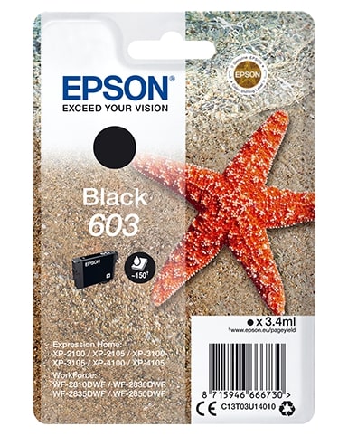 Epson 603 Etoile de mer -- cartouche d'encre originale