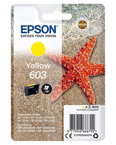 Epson 603 Etoile de mer -- cartouche d'encre originale