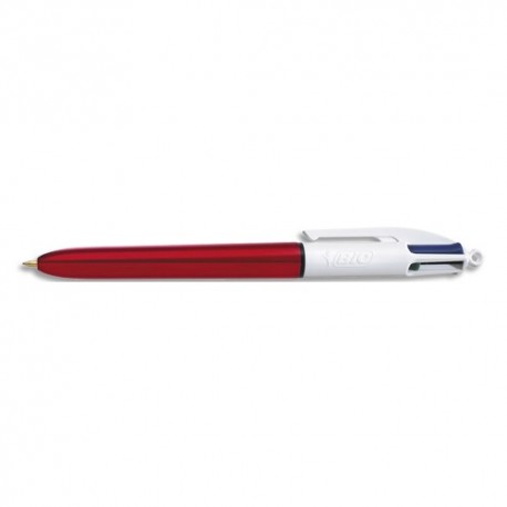 BIC 4 Couleurs Original Stylo-Bille Rétractable Pointe Moyenne (1,0 mm)