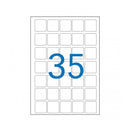 ETIQUETTES MULTIUSAG 35X35 BOITE DE 3500U