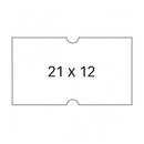 ETQUETTE  21X12 BLANC LOT DE 6 ROULEAUX DE 1000 U